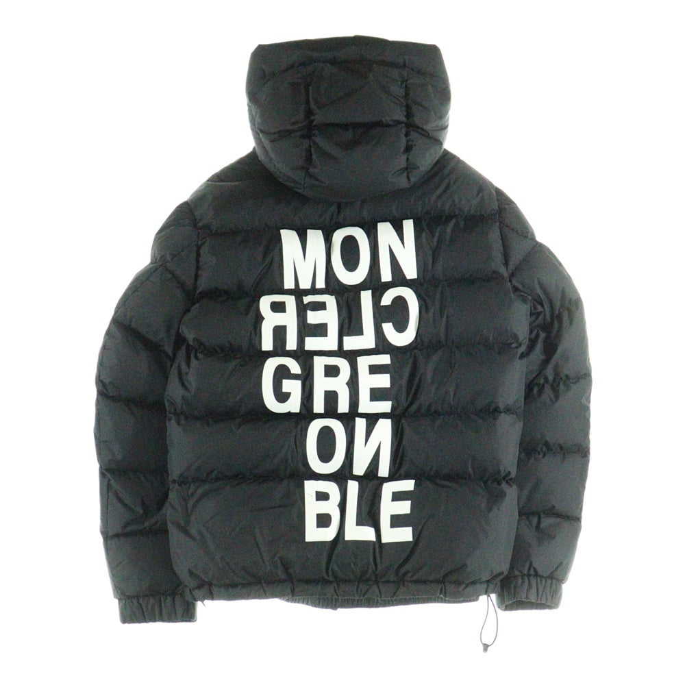 MONCLER GRENOBLE(モンクレールグルノーブル) ISORNO GIUBBOTTO C/STAMPA ダウンジャケット フーディー ブラック E20974188405