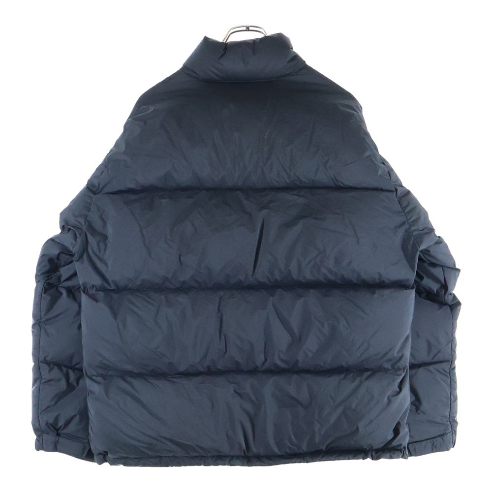 WACKO MARIA(ワコマリア) ×NANGA ダウンジャケット ロゴ刺繍 ナイロン グースダウン 止水ジップ ブラック