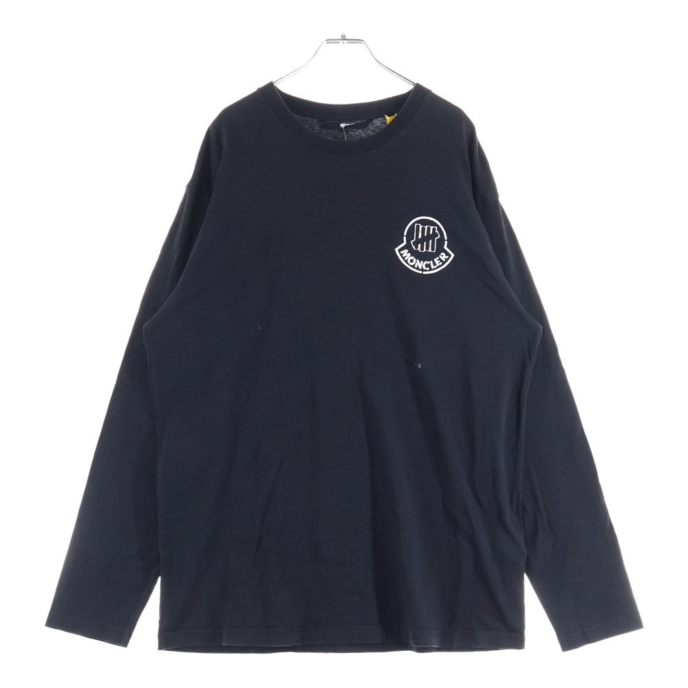 MONCLER GENIUS(モンクレール ジーニアス) ×UNDEFEATED MAGLIA T-SHIRT ロンT 長袖 クルーネック ブラック F20928D70510