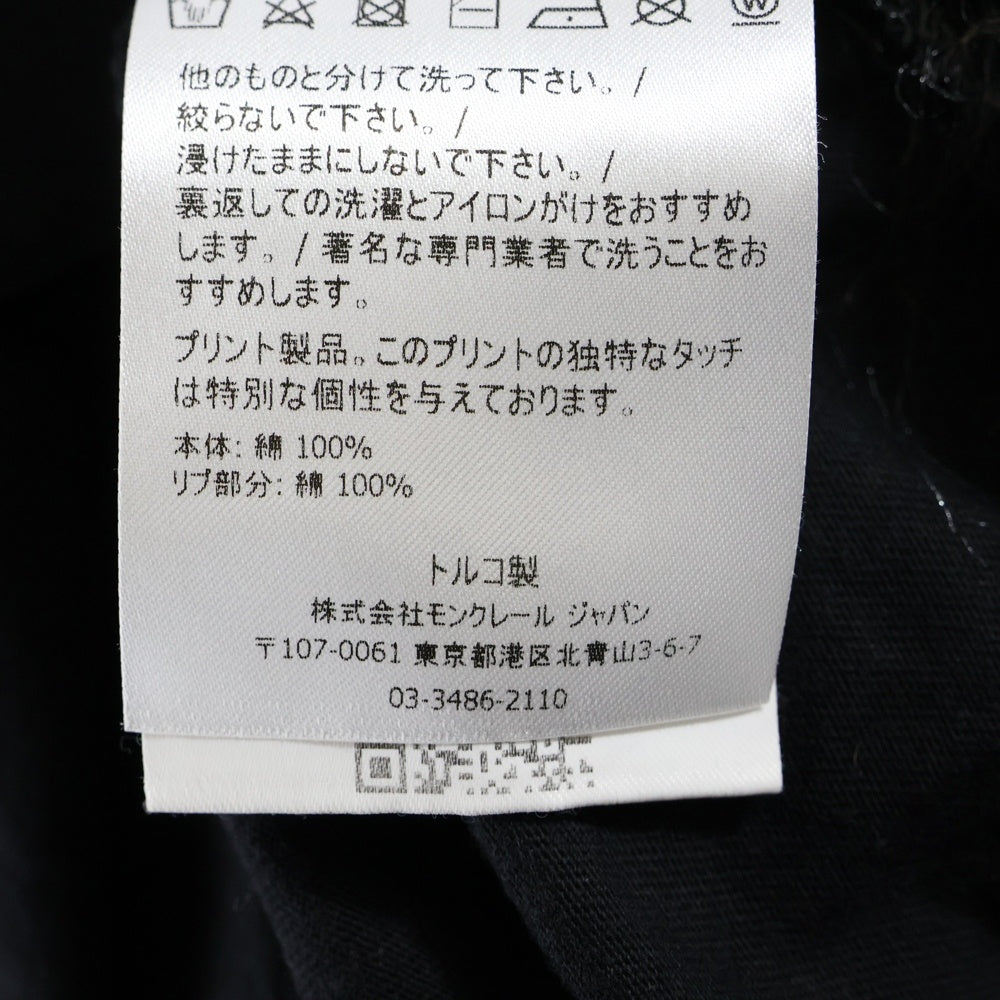 MONCLER GENIUS(モンクレール ジーニアス) ×UNDEFEATED MAGLIA T-SHIRT ロンT 長袖 クルーネック ブラック F20928D70510