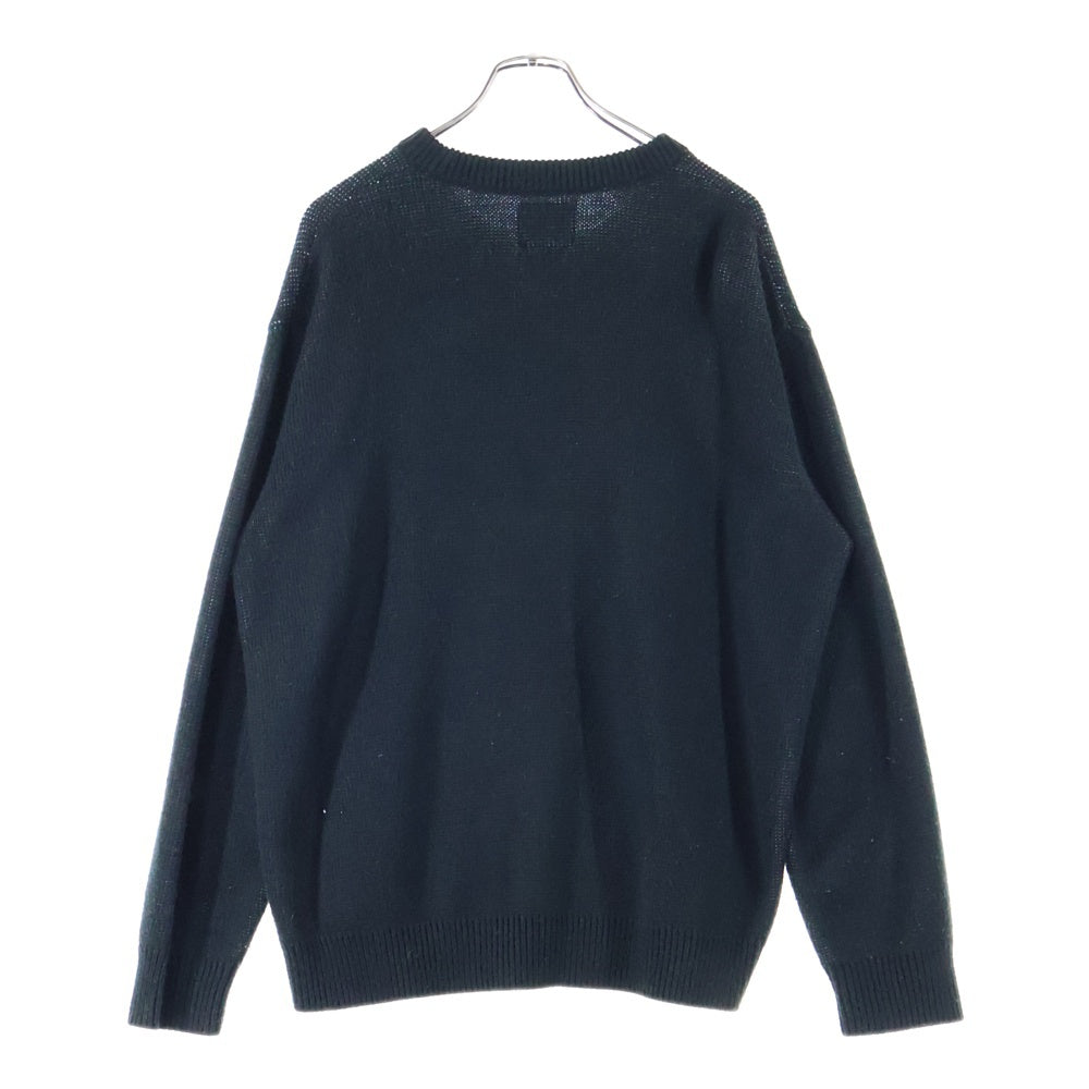 SUPREME(シュプリーム) ×NIKE 19SS Swoosh sweater セーター ニット クルーネック ブラック BV7549-010