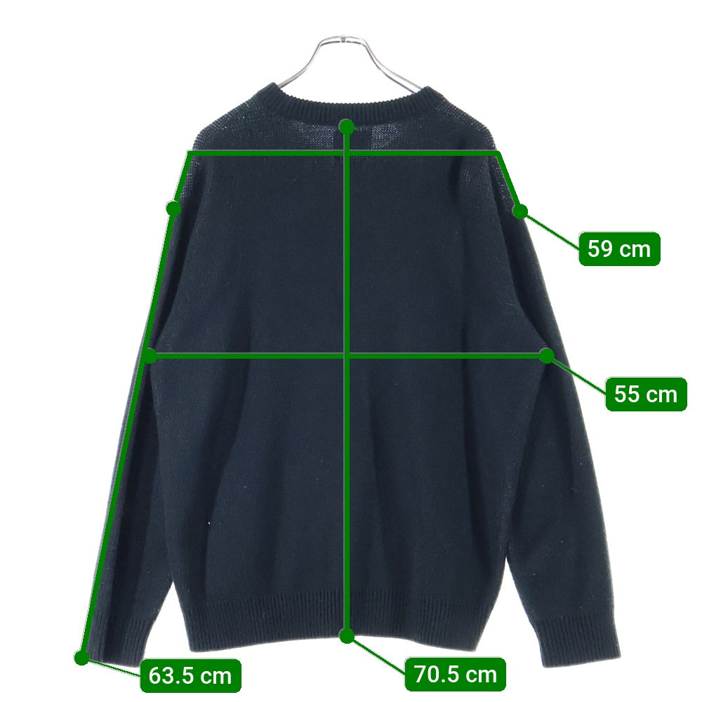SUPREME(シュプリーム) ×NIKE 19SS Swoosh sweater セーター ニット クルーネック ブラック BV7549-010
