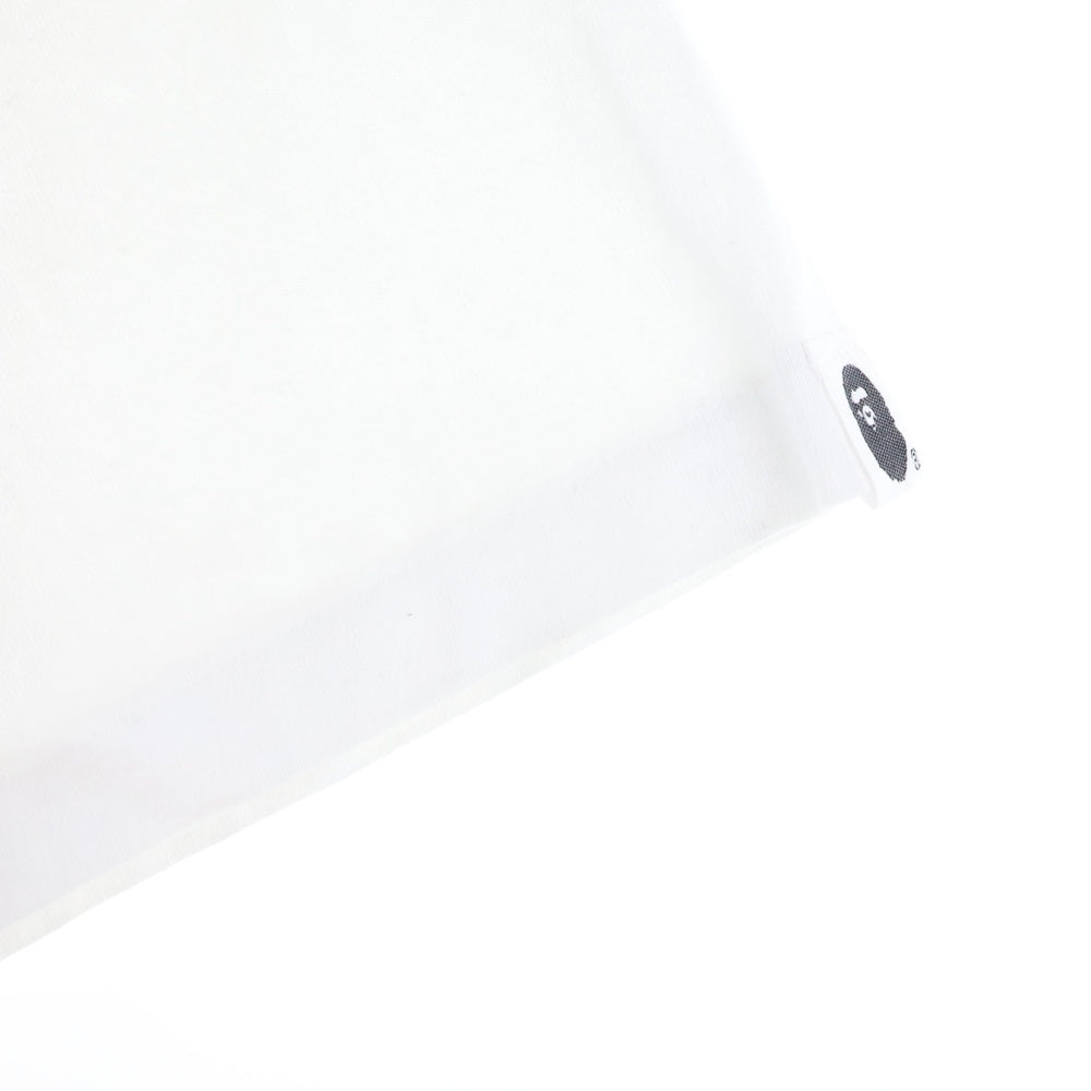 A BATHING APE(アベイシングエイプ) ×UNDEFEATED バックプリント ロゴプリント エイプヘッド ホワイト 001TEG731906X