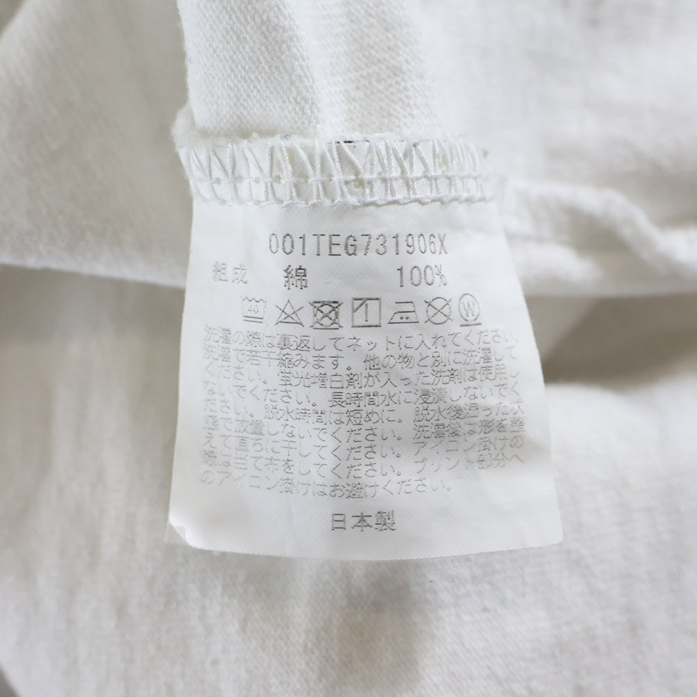 A BATHING APE(アベイシングエイプ) ×UNDEFEATED バックプリント ロゴプリント エイプヘッド ホワイト 001TEG731906X