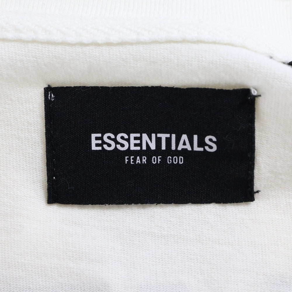 ESSENTIALS FEAR OF GOD(エッセンシャル フィアオブゴッド) バックロゴプリント クルーネック 半袖Tシャツ ホワイト