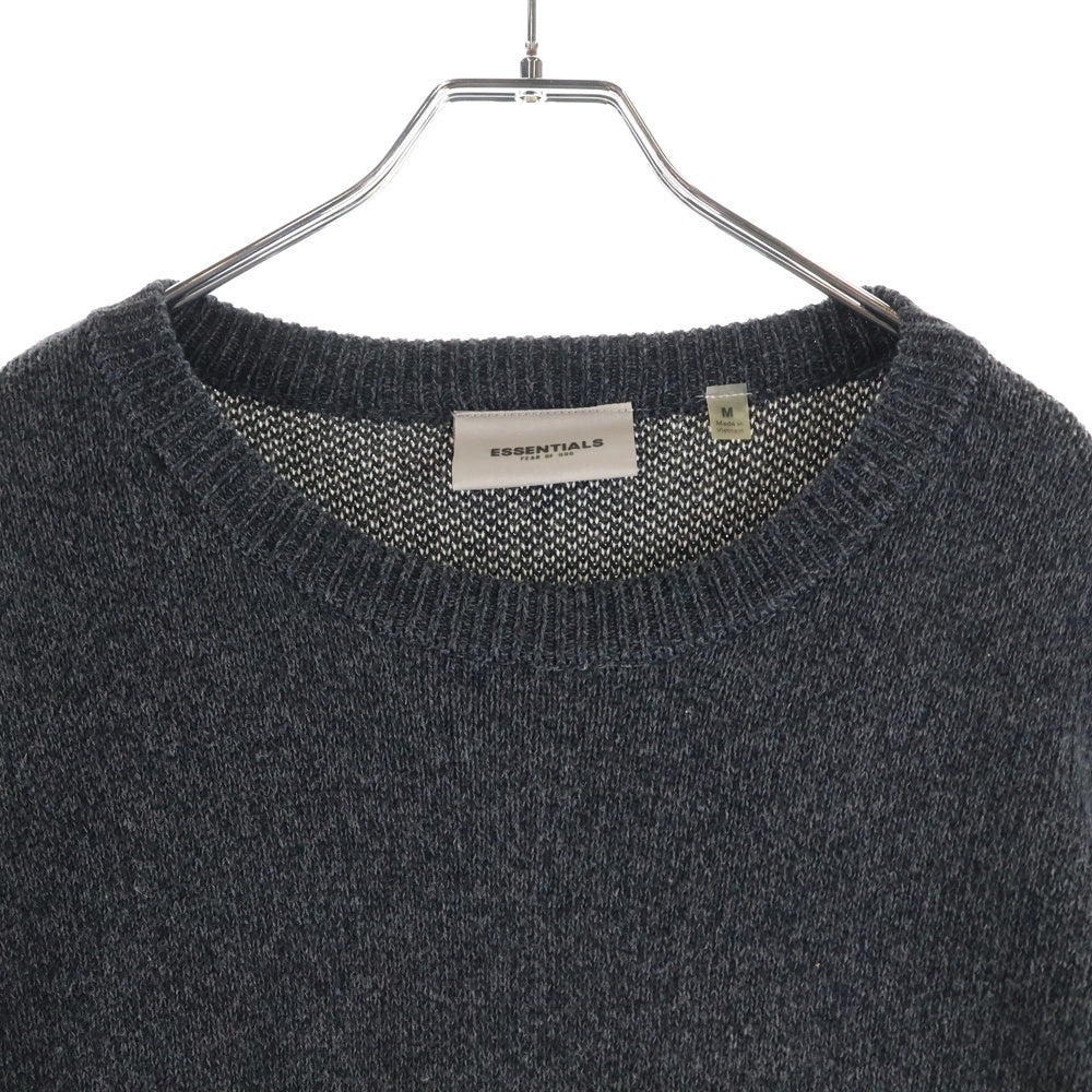 ESSENTIALS FEAR OF GOD(エッセンシャル フィアオブゴッド) ロゴ クルーネック セーター ニット グレー