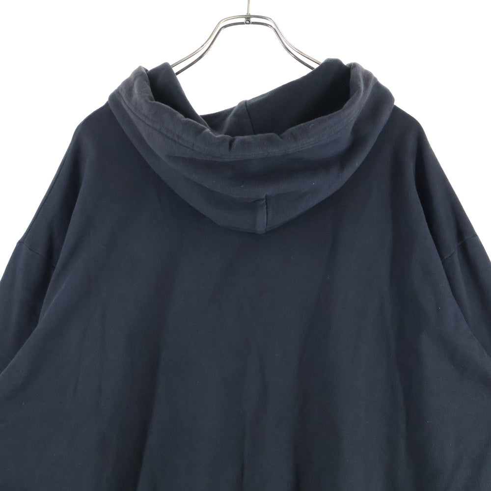 CHROME HEARTS(クロムハーツ) SWTSHRT PLVR スリーブロゴ プリント スウェット プルオーバー パーカー ブラック