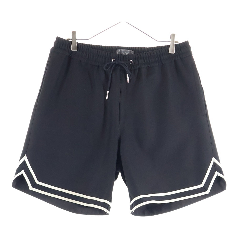 KITH(キス) Double Weave Curtis Short ハーフパンツ ショーツ ブラック 25-032-060-0000-1-0