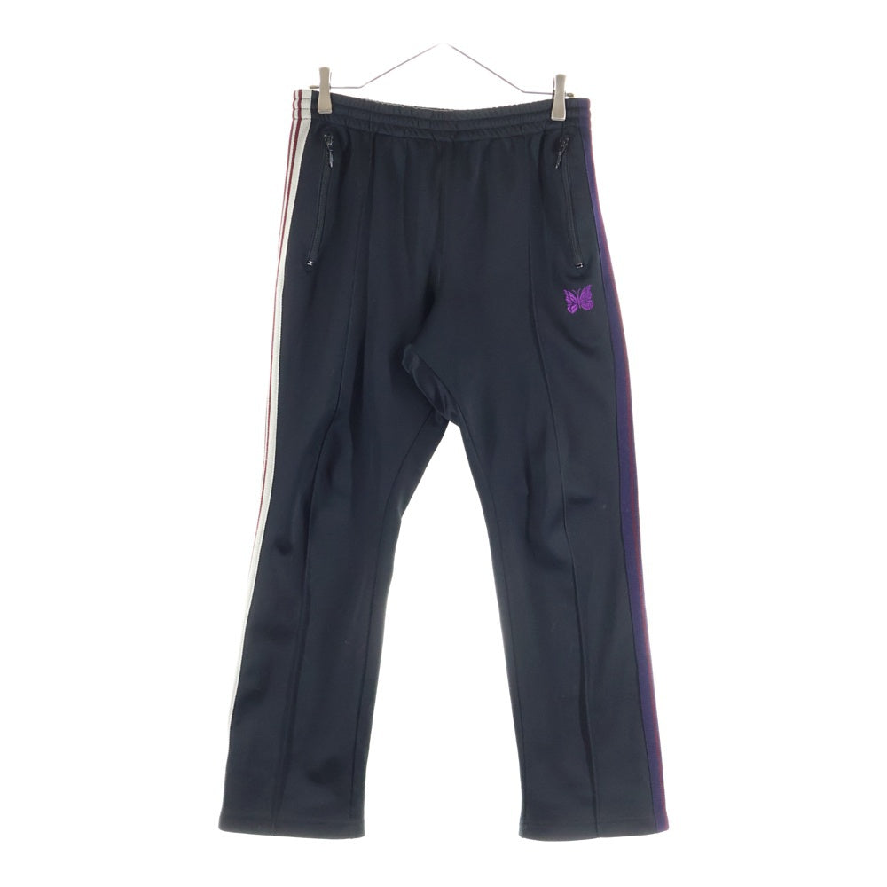 Needles(ニードルス) NARROW TRACK PANT ナロー サイドライン トラックパンツ ジョガーパンツ ブラック