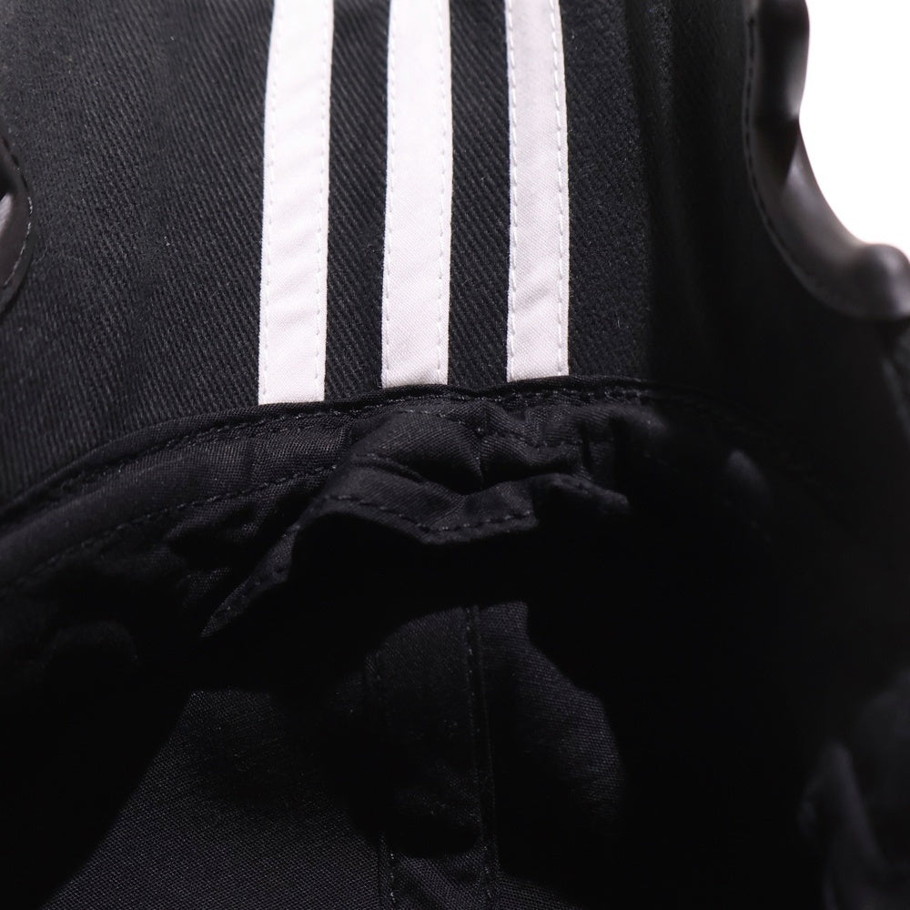 BALENCIAGA(バレンシアガ) ×ADIDAS ロゴストライプ ベースボールキャップ ブラック 712160 410B2