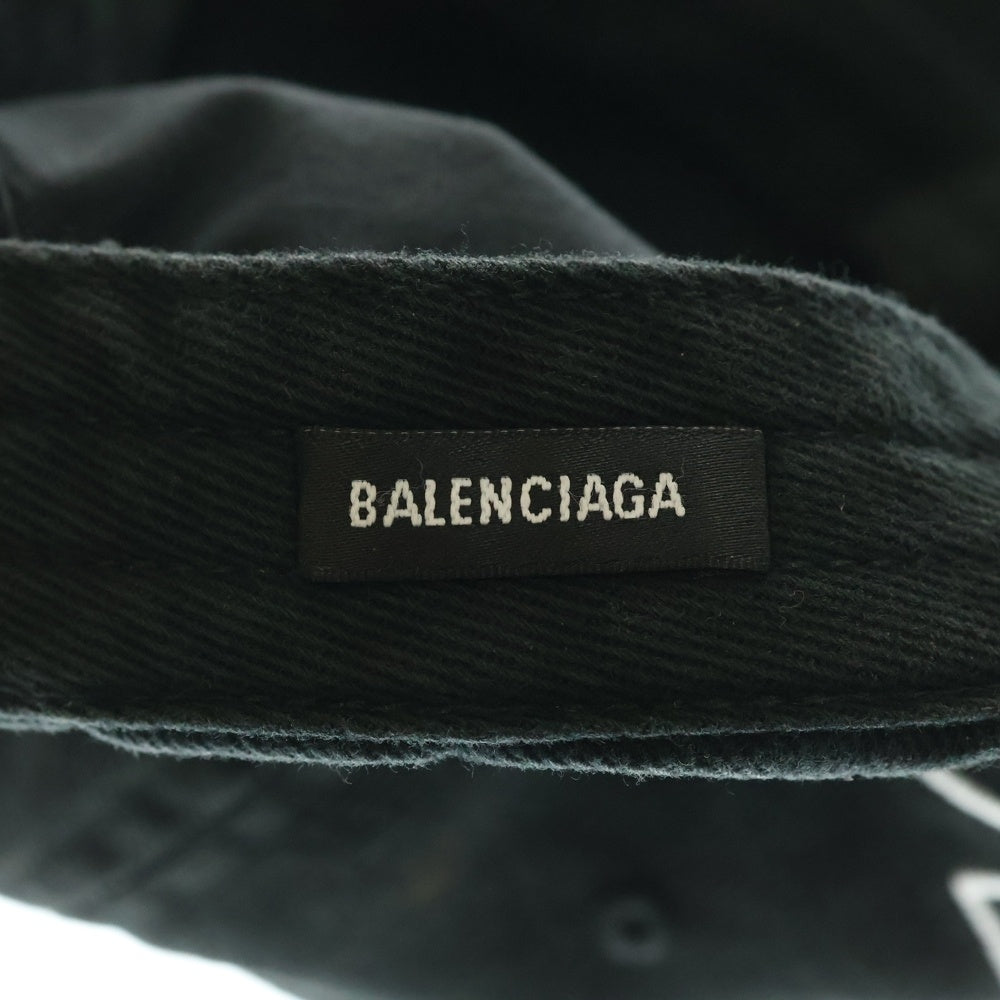BALENCIAGA(バレンシアガ) ×PlayStation5 刺しゅうデザイン キャップ ブラック