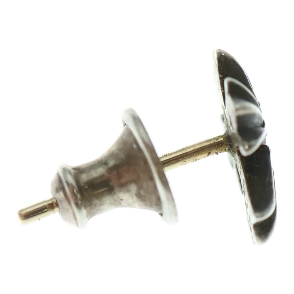 CHROME HEARTS(クロムハーツ) No2 CH CRS RUB CHクロススタッド 1ルビー 1ルビー シルバーピアス