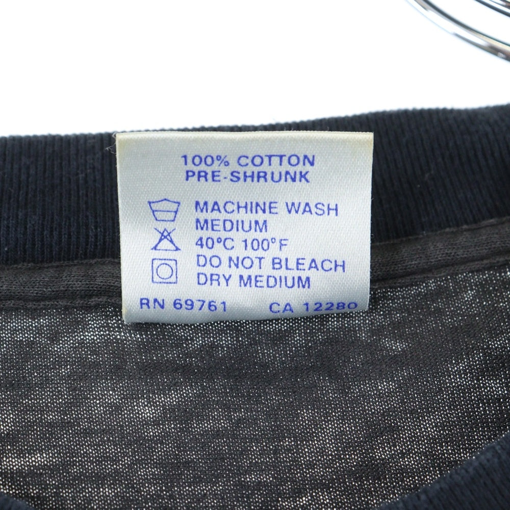 VINTAGE(ヴィンテージ) 90sGUNS N' ROSES USE YOUR ILLUSION TOUR 1991 ガンズアンドローゼス 半袖 クルーネック Tシャツ ブラック