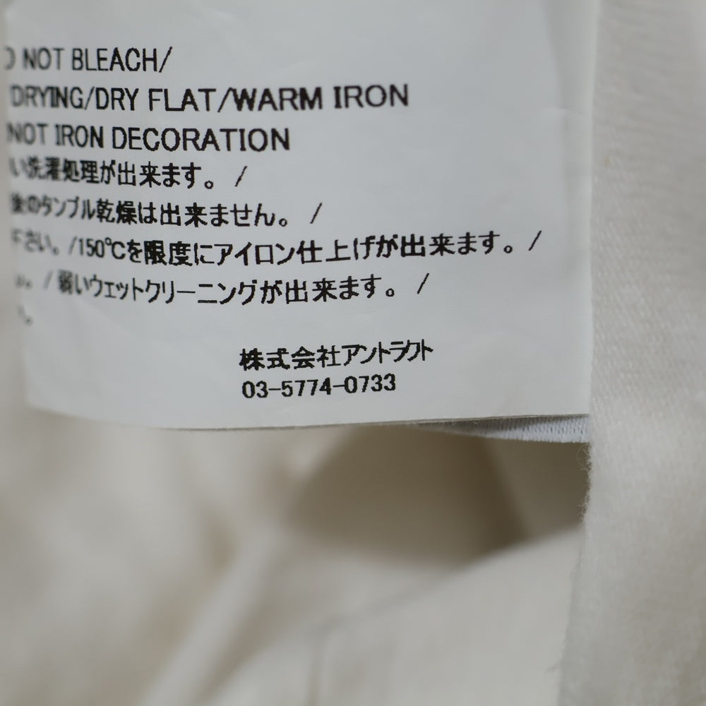 READY MADE(レディメイド) 24SS THIS IS MY TEE 両面プリント クルーネック 半袖Tシャツ ホワイト RE-CO-WH-00-00-275