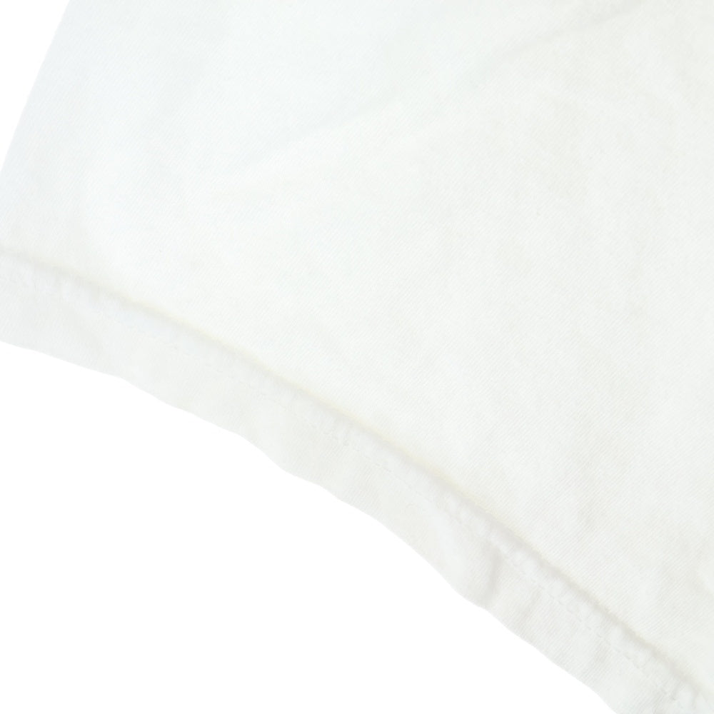 Emotionally Unavailable(エモーショナリー アンアヴェイラブル) 23AW スプレーアートプリント クルーネック 半袖Tシャツ ホワイト EU-AW23-TEE1