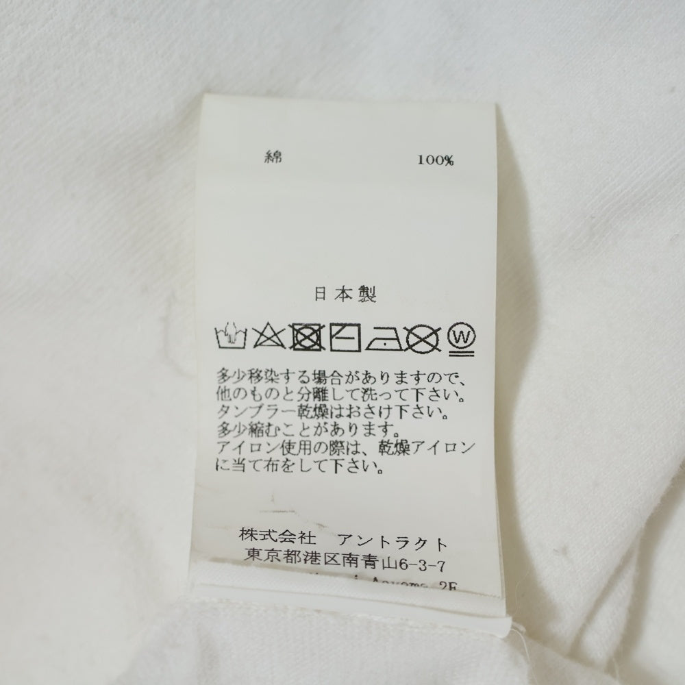 Emotionally Unavailable(エモーショナリー アンアヴェイラブル) 23AW スプレーアートプリント クルーネック 半袖Tシャツ ホワイト EU-AW23-TEE1