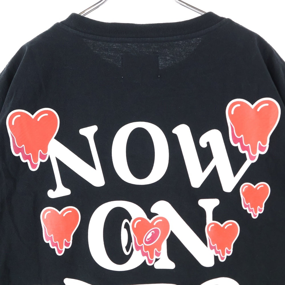 Emotionally Unavailable(エモーショナリー アンアヴェイラブル) ×NOW ON REC SS TEE COIN PARKING DELIVERY 両面プリント クルーネック 半袖Tシャツ ブラック EU-YS1-0000-C13