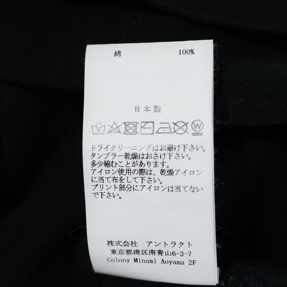 Emotionally Unavailable(エモーショナリー アンアヴェイラブル) ×NOW ON REC SS TEE COIN PARKING DELIVERY 両面プリント クルーネック 半袖Tシャツ ブラック EU-YS1-0000-C13