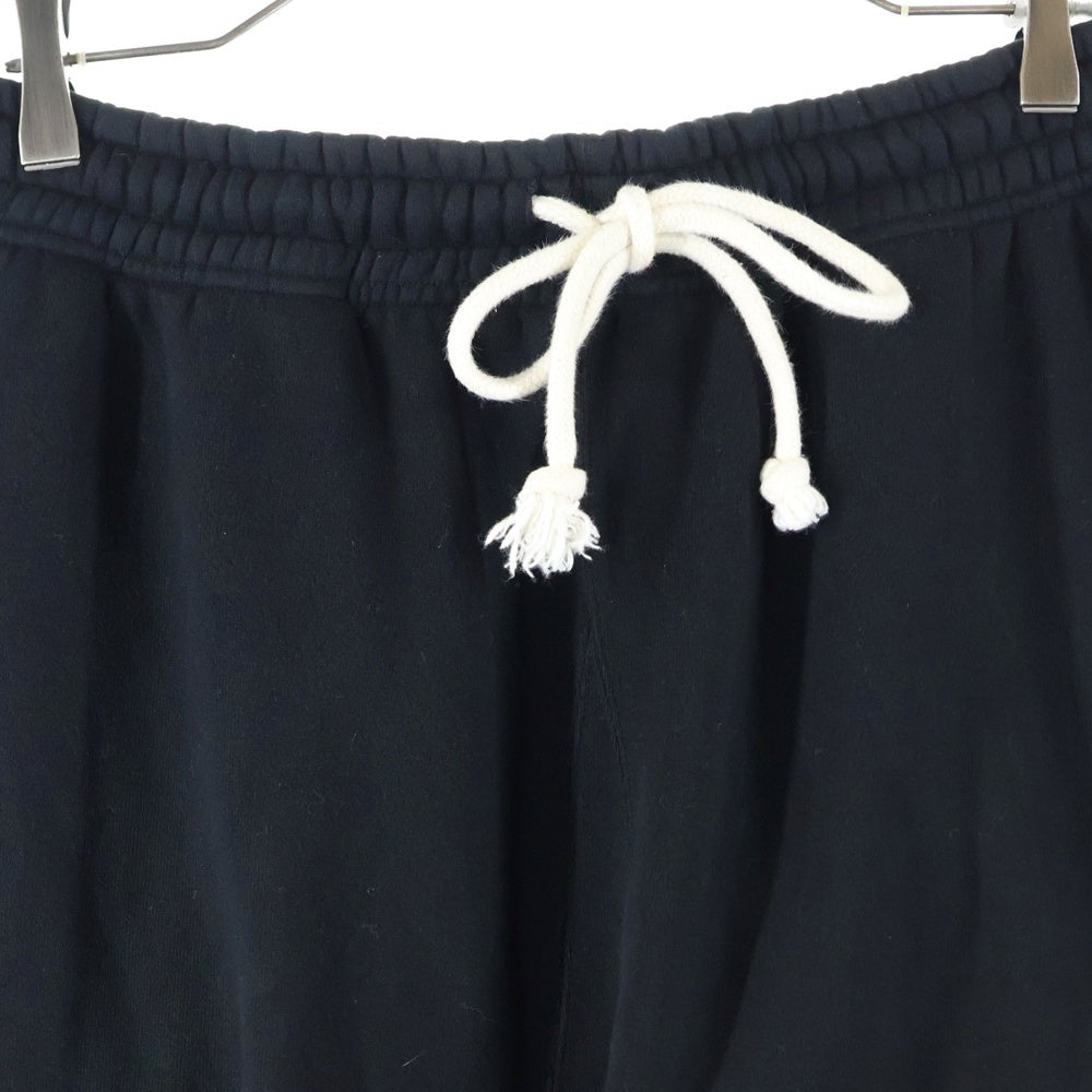 Emotionally Unavailable(エモーショナリー アンアヴェイラブル) Logo Sweat Pants ハートロゴ刺繍 スウェットパンツ ブラック EU-YS1-0000-056