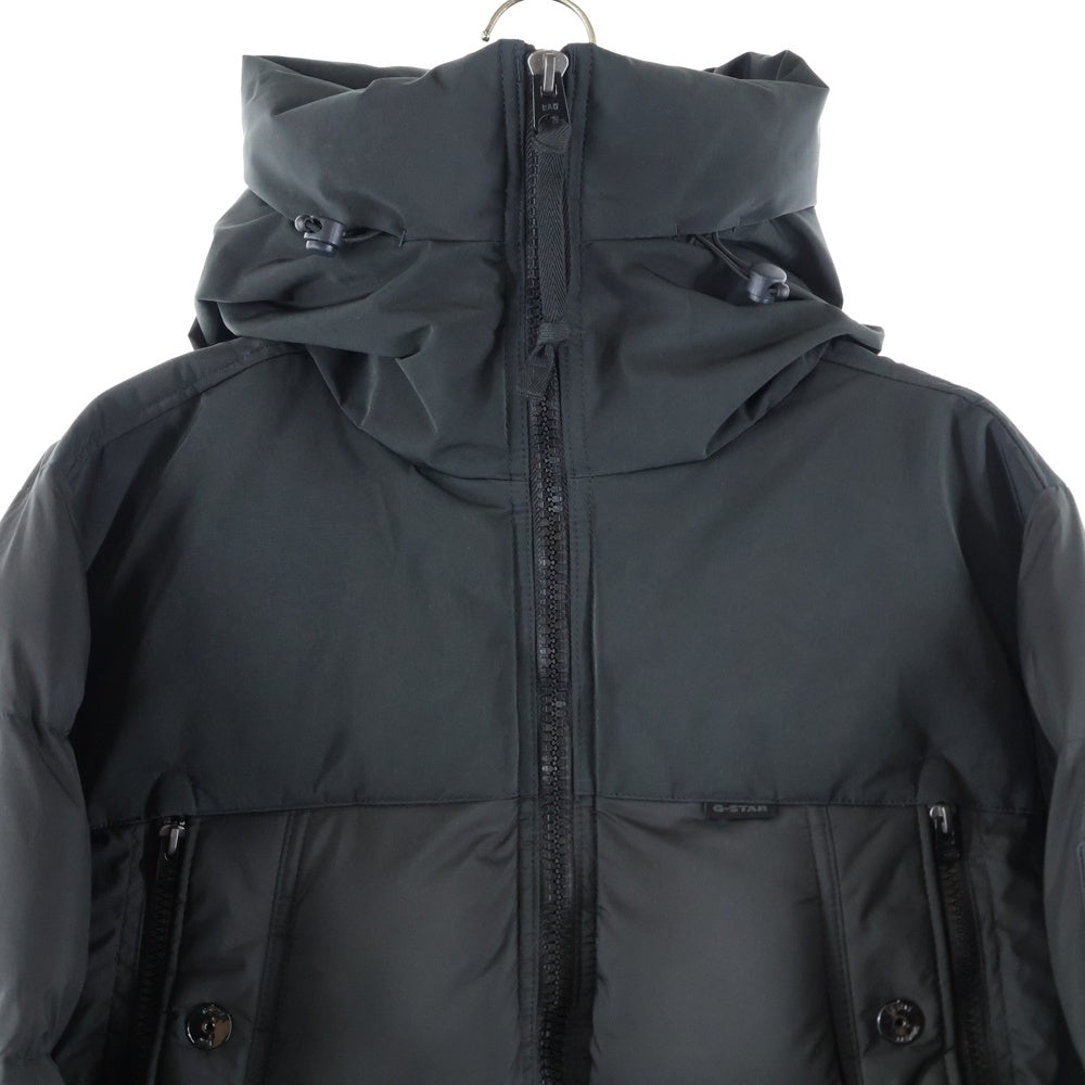 G-STAR RAW(ジースターロウ) Expedition Puffer フード付 ダウンジャケット ブラック D23645-D199-6484