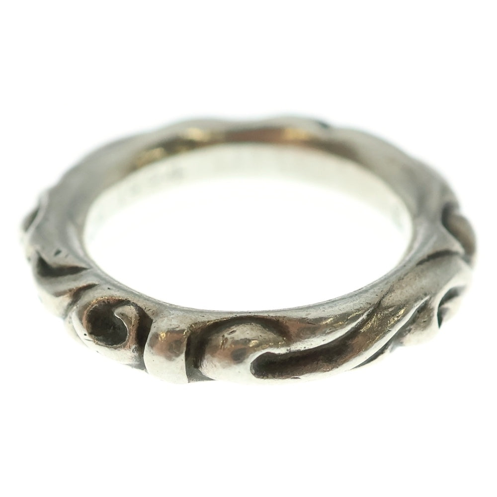 CHROME HEARTS(クロムハーツ) SCRL BAND スクロールバンド リング シルバー BCA351