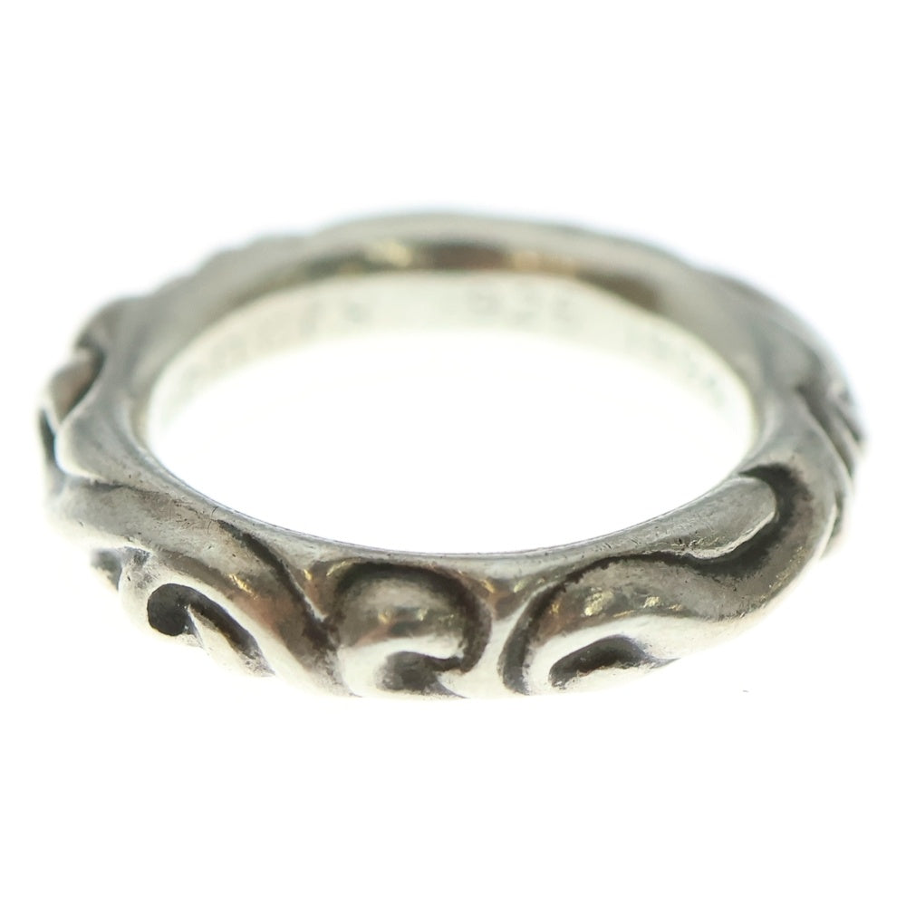 CHROME HEARTS(クロムハーツ) SCRL BAND スクロールバンド リング シルバー BCA351