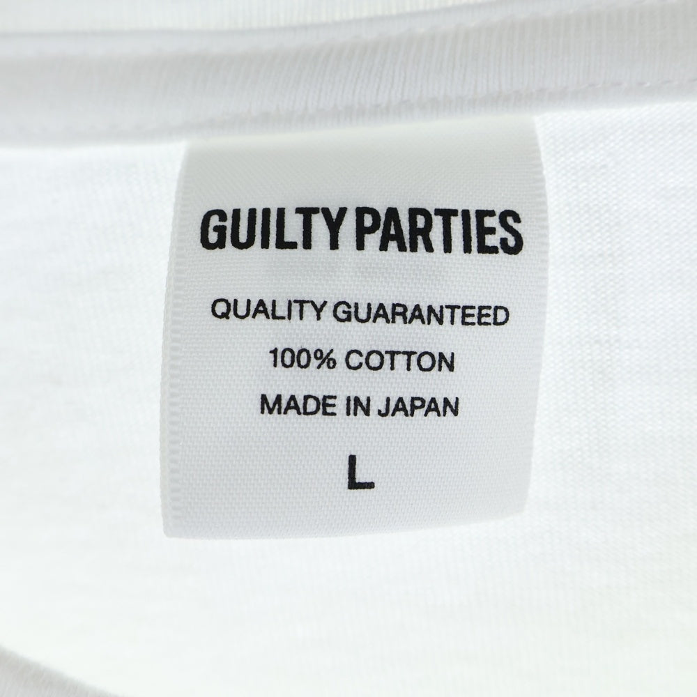 WACKO MARIA(ワコマリア) 25SS ×MR.BROTHERS CUT CLUB 天国東京 ヘビーウエイト 長袖 クルーネック ロングスリーブ Tシャツ ホワイト MBCC-WM-LT01