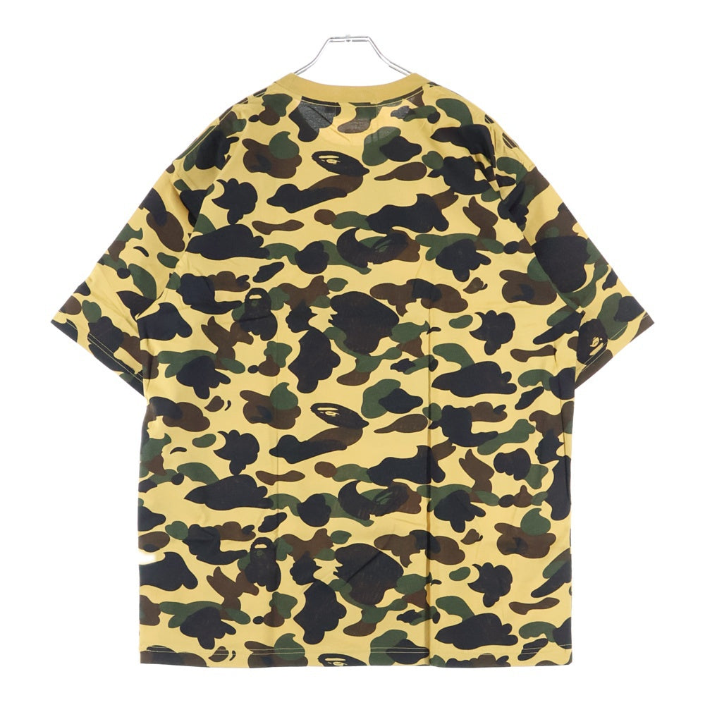 A BATHING APE(アベイシングエイプ) 1ST CAMO ONE POINT TEE APE HEAD 半袖 クルーネック Tシャツ カモフラ 1K70109011