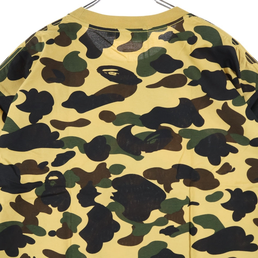 A BATHING APE(アベイシングエイプ) 1ST CAMO ONE POINT TEE APE HEAD 半袖 クルーネック Tシャツ カモフラ 1K70109011