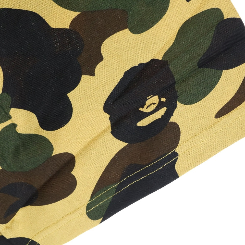 A BATHING APE(アベイシングエイプ) 1ST CAMO ONE POINT TEE APE HEAD 半袖 クルーネック Tシャツ カモフラ 1K70109011