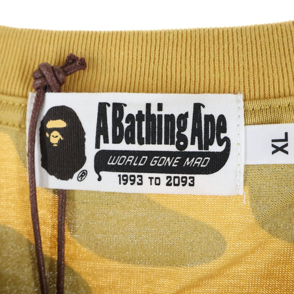 A BATHING APE(アベイシングエイプ) 1ST CAMO ONE POINT TEE APE HEAD 半袖 クルーネック Tシャツ カモフラ 1K70109011