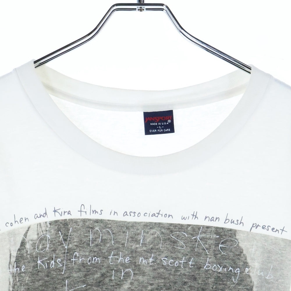 VINTAGE(ヴィンテージ) 80s ブルース ウェーバー JANSPORT ボディ Broken Noses 1987 Andy Minsker 半袖 クルーネック Tシャツ ホワイト