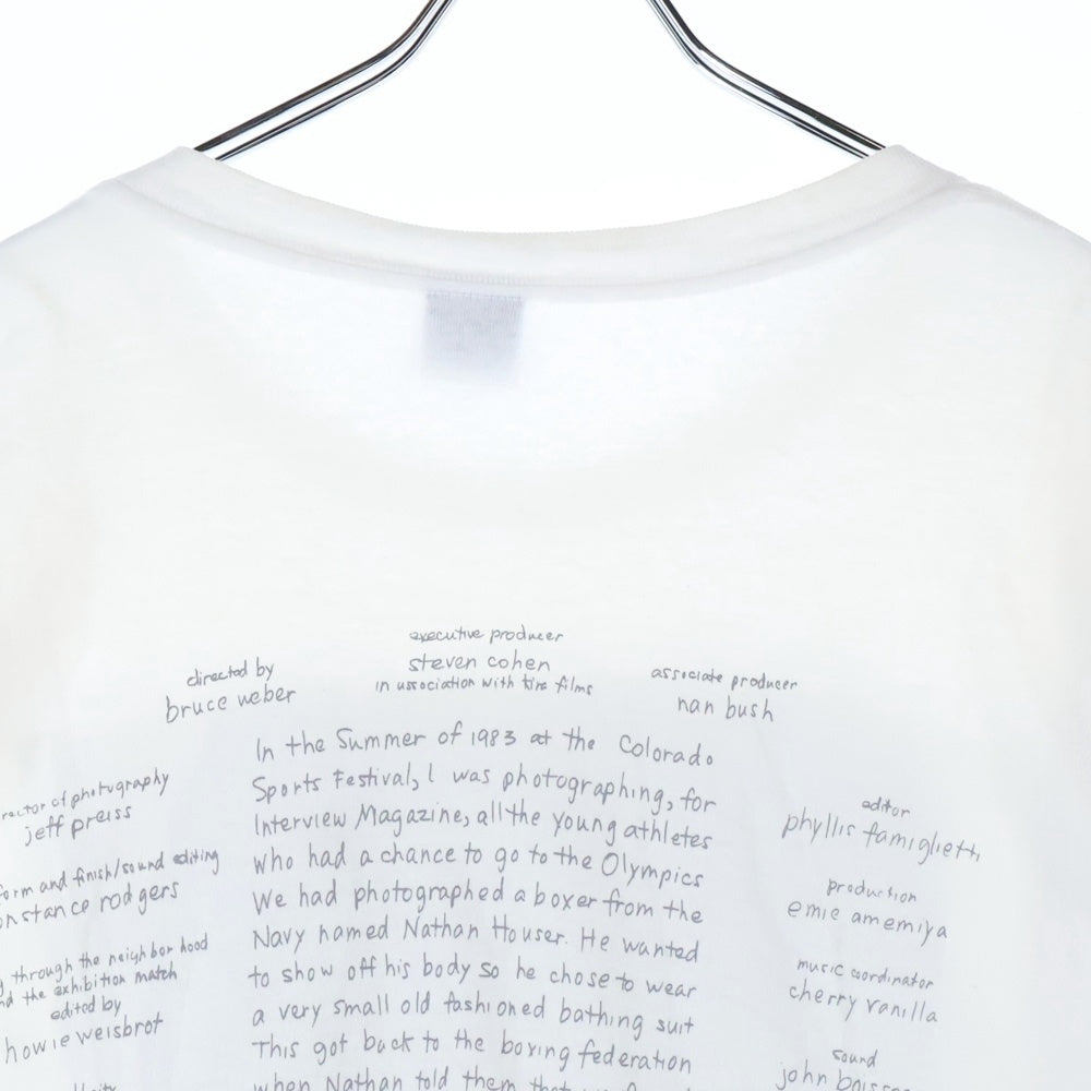 VINTAGE(ヴィンテージ) 80s ブルース ウェーバー JANSPORT ボディ Broken Noses 1987 Andy Minsker 半袖 クルーネック Tシャツ ホワイト