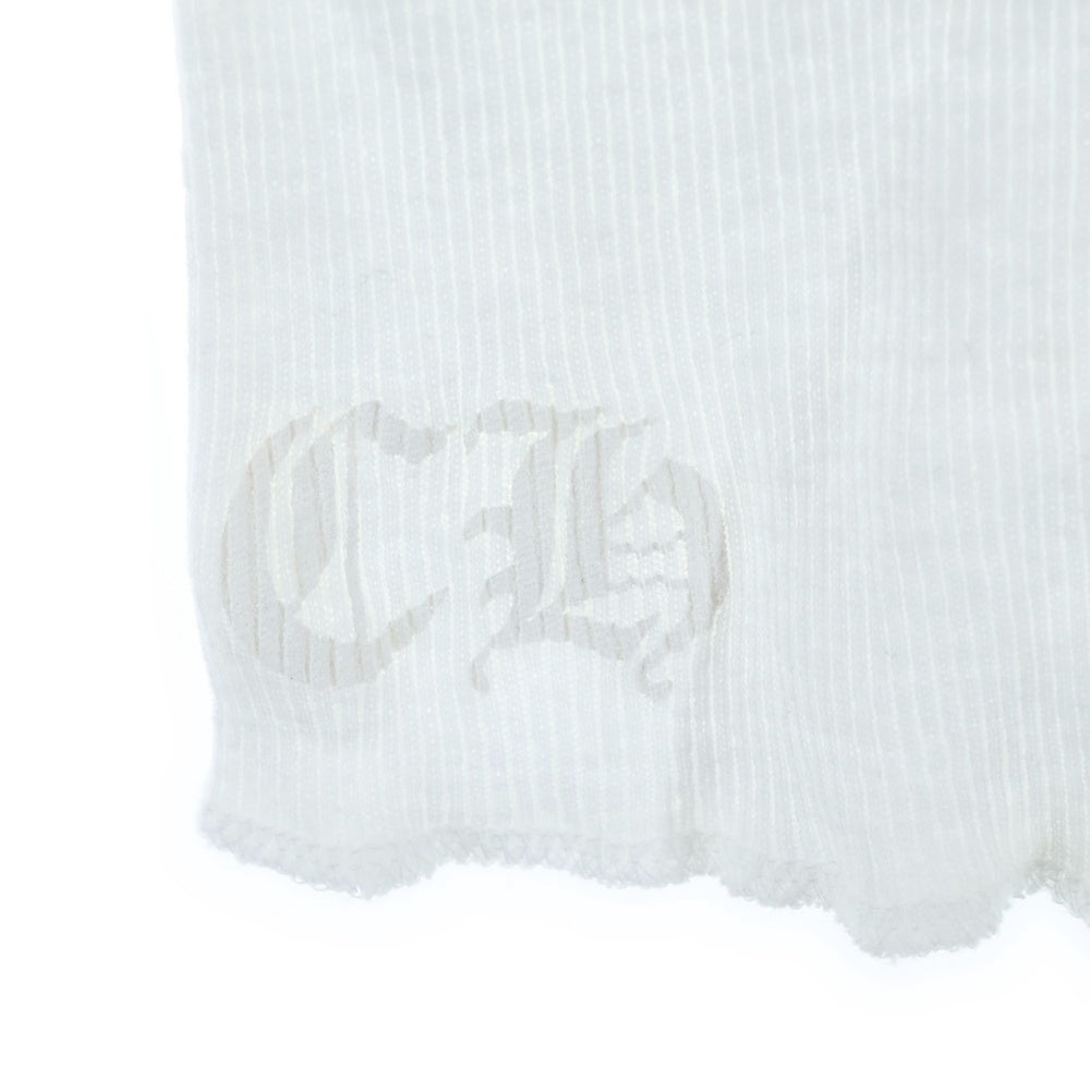 CHROME HEARTS(クロムハーツ) Made In Hollywood Logo メイドインハリウッド ホースシューロゴ バックプリント タンクトップ ホワイト