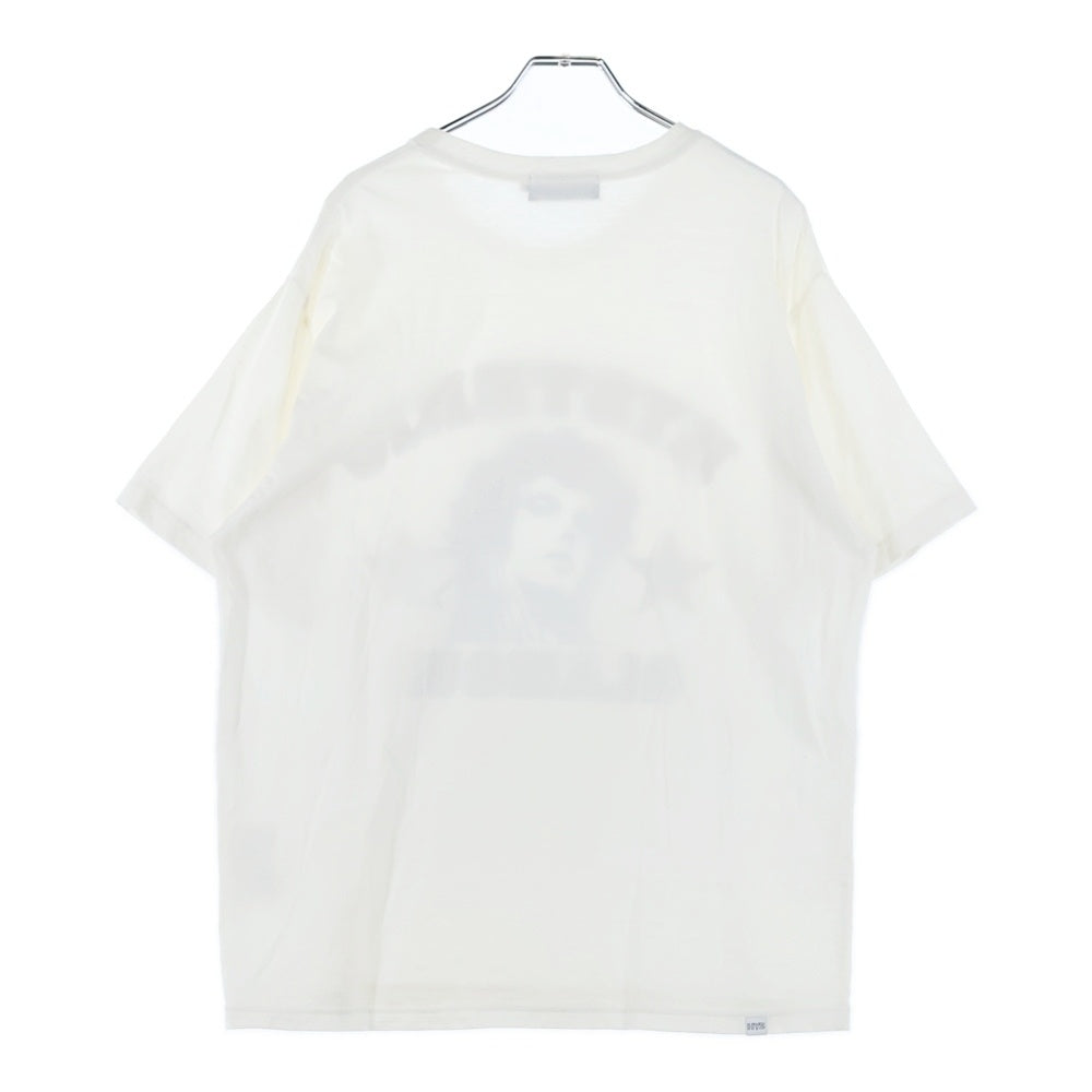 HYSTERIC GLAMOUR(ヒステリックグラマー) GRATEFUL HYS グレイトフルヒス フロントプリント クルーネックTシャツ 半袖カットソー ホワイト 02251CT20