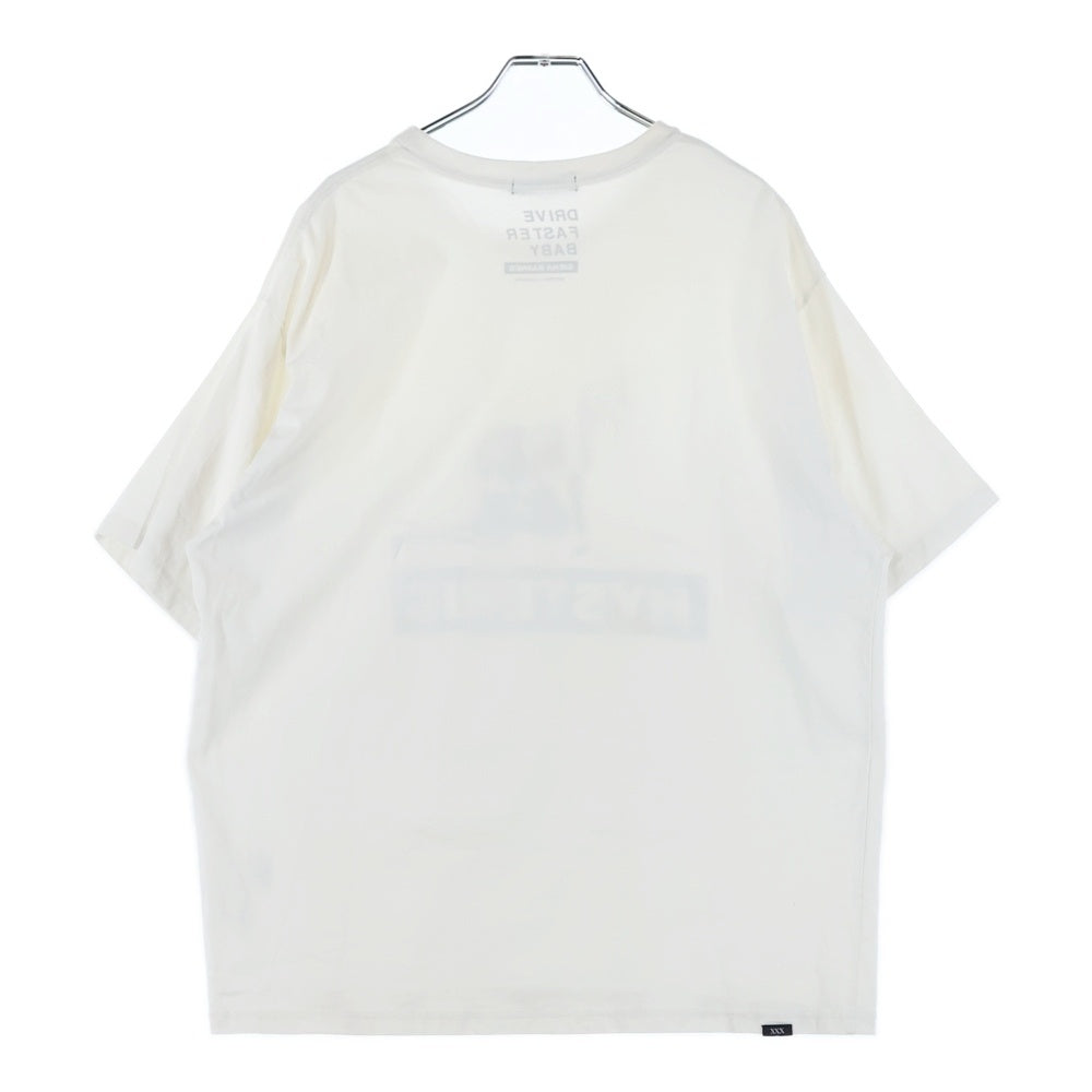 HYSTERIC GLAMOUR(ヒステリックグラマー) ×SIENA BARNES シエナバーンズ クルーネックTシャツ 半袖カットソー ホワイト 06223CT03