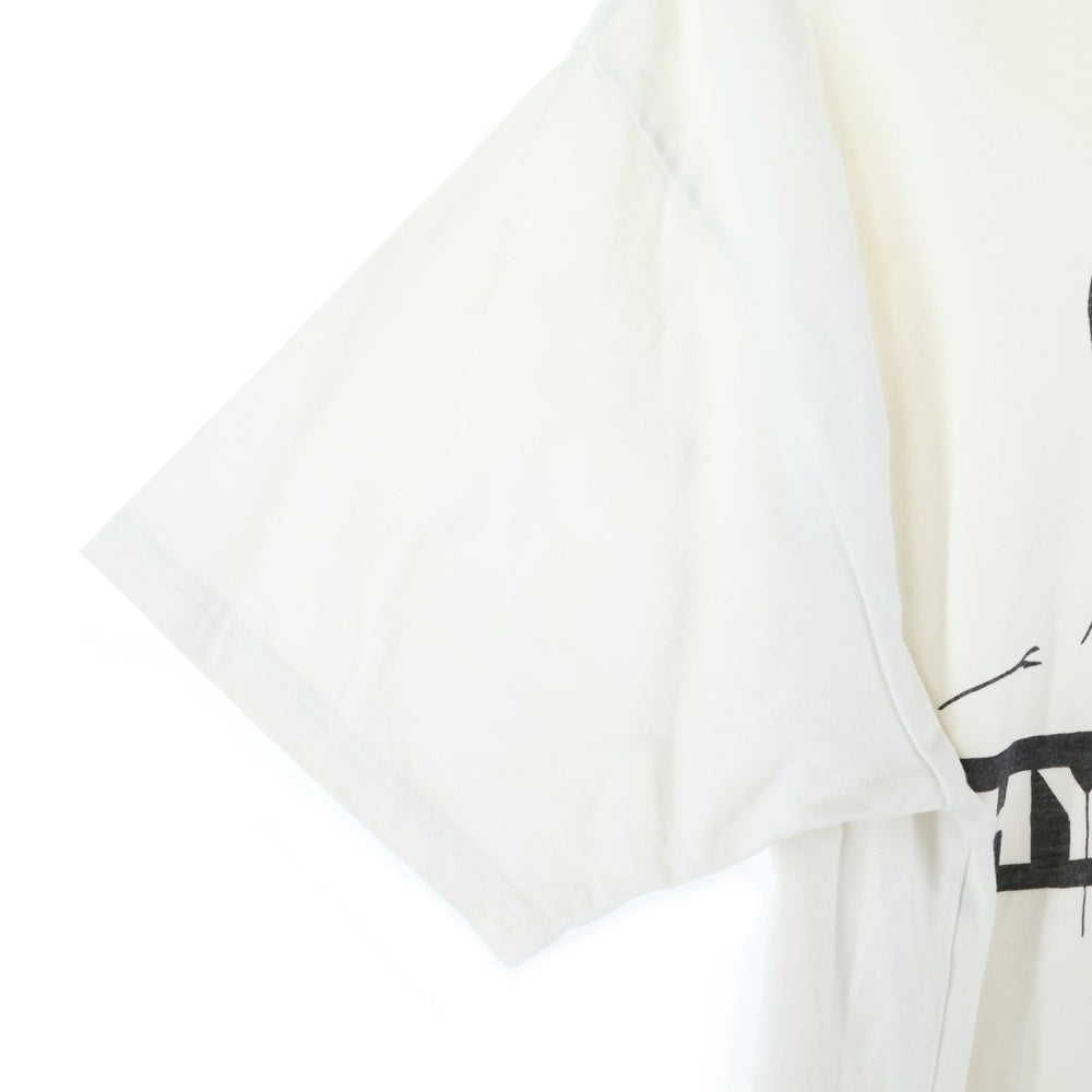 HYSTERIC GLAMOUR(ヒステリックグラマー) ×SIENA BARNES シエナバーンズ クルーネックTシャツ 半袖カットソー ホワイト 06223CT03