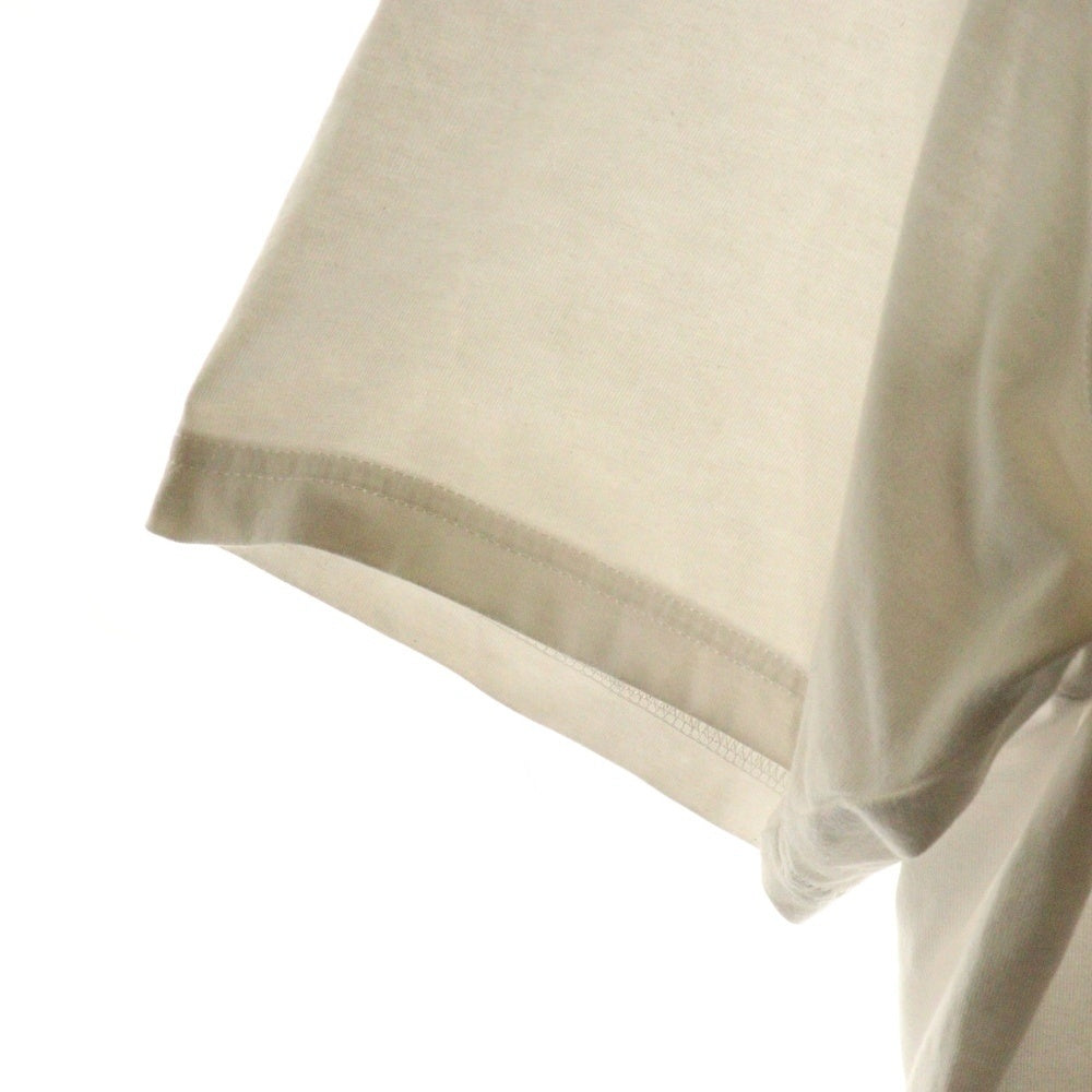 The Ennoy Professional(エンノイプロフェッショナル) 25SS CIRCLE E DRIP T-SHIRT TEE サークルE ドリップロゴ クルーネックTシャツ 半袖カットソー ホワイト SS25BRENCT03AM