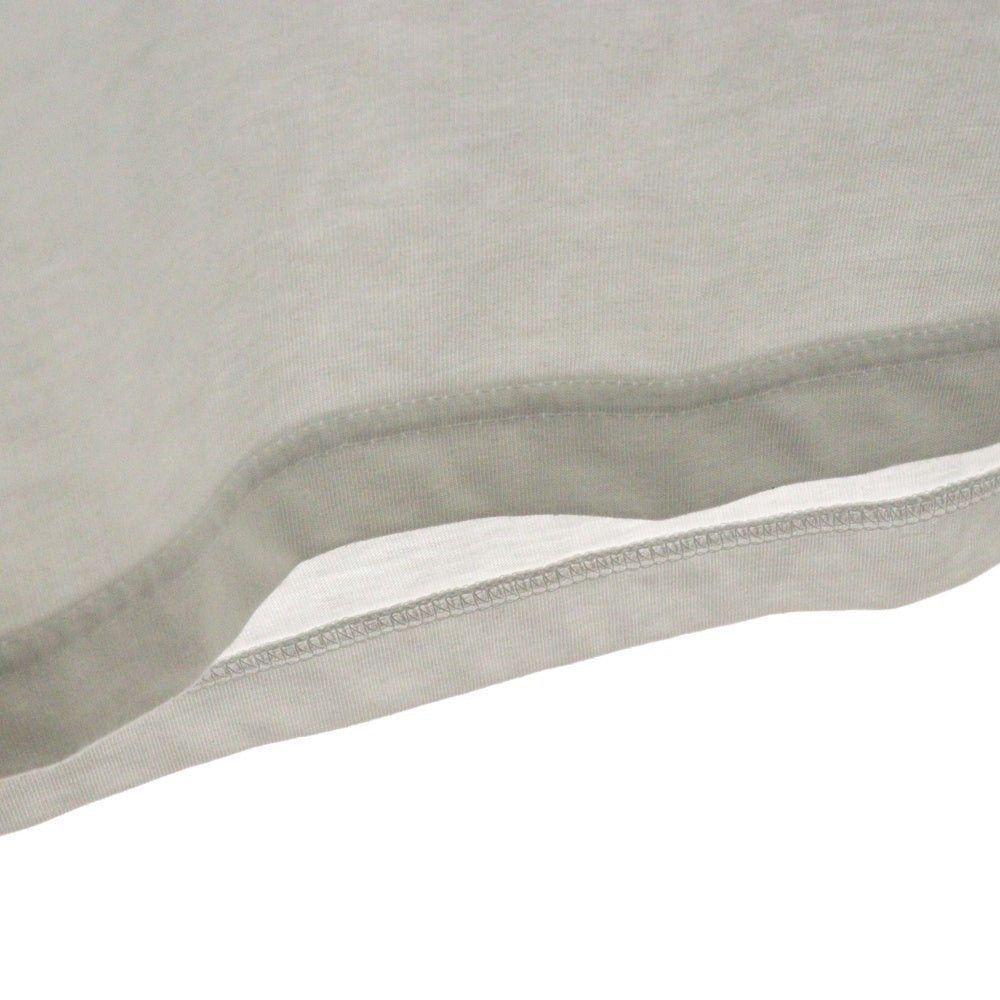 The Ennoy Professional(エンノイプロフェッショナル) 25SS CIRCLE E DRIP T-SHIRT TEE サークルE ドリップロゴ クルーネックTシャツ 半袖カットソー ホワイト SS25BRENCT03AM