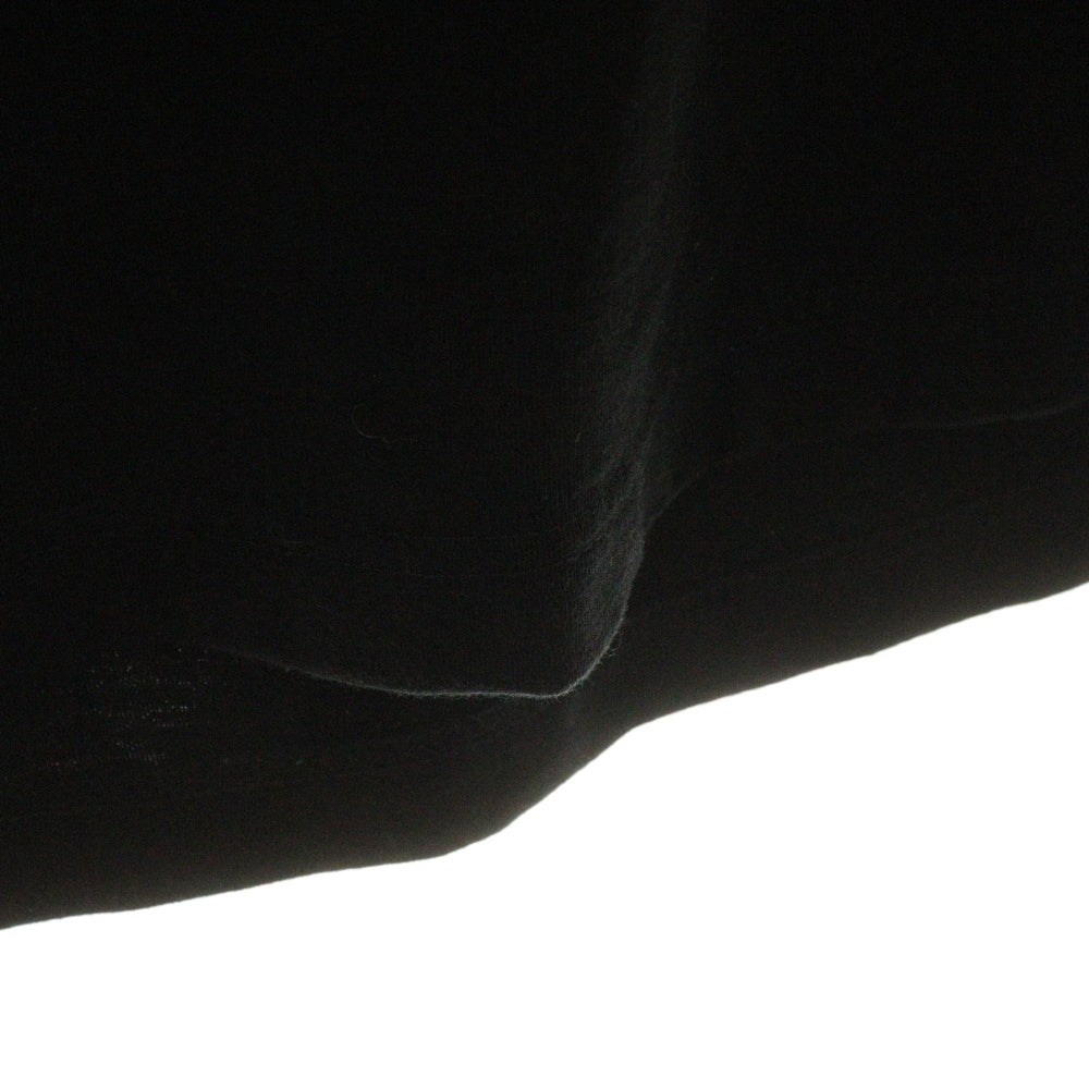 The Ennoy Professional(エンノイプロフェッショナル) 25SS CIRCLE E DRIP T-SHIRT TEE サークルE ドリップロゴ クルーネックTシャツ 半袖カットソー ブラック SS25BRENCT03AM