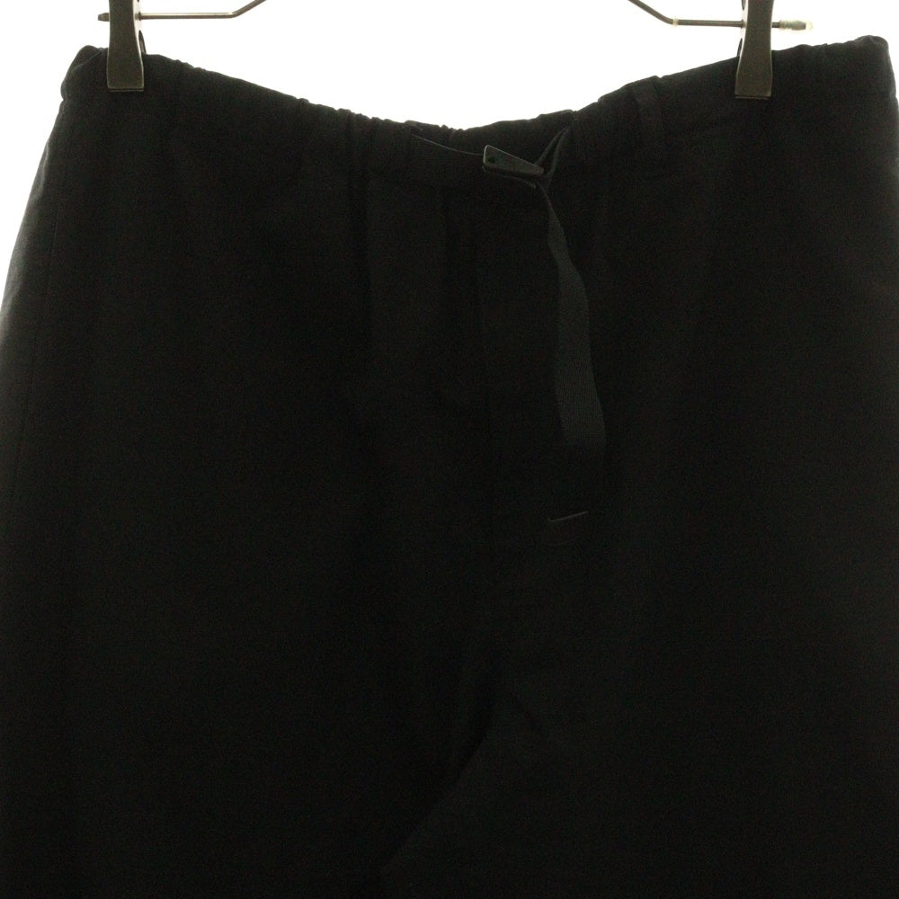 The Ennoy Professional(エンノイプロフェッショナル) BLEND RIP STOP EASY PANTS ブレンド リップストップ イージーパンツ テーパードパンツ ブラック AW23BRENPT03LP