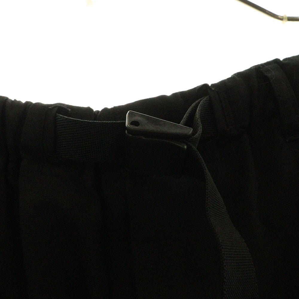 The Ennoy Professional(エンノイプロフェッショナル) BLEND RIP STOP EASY PANTS ブレンド リップストップ イージーパンツ テーパードパンツ ブラック AW23BRENPT03LP