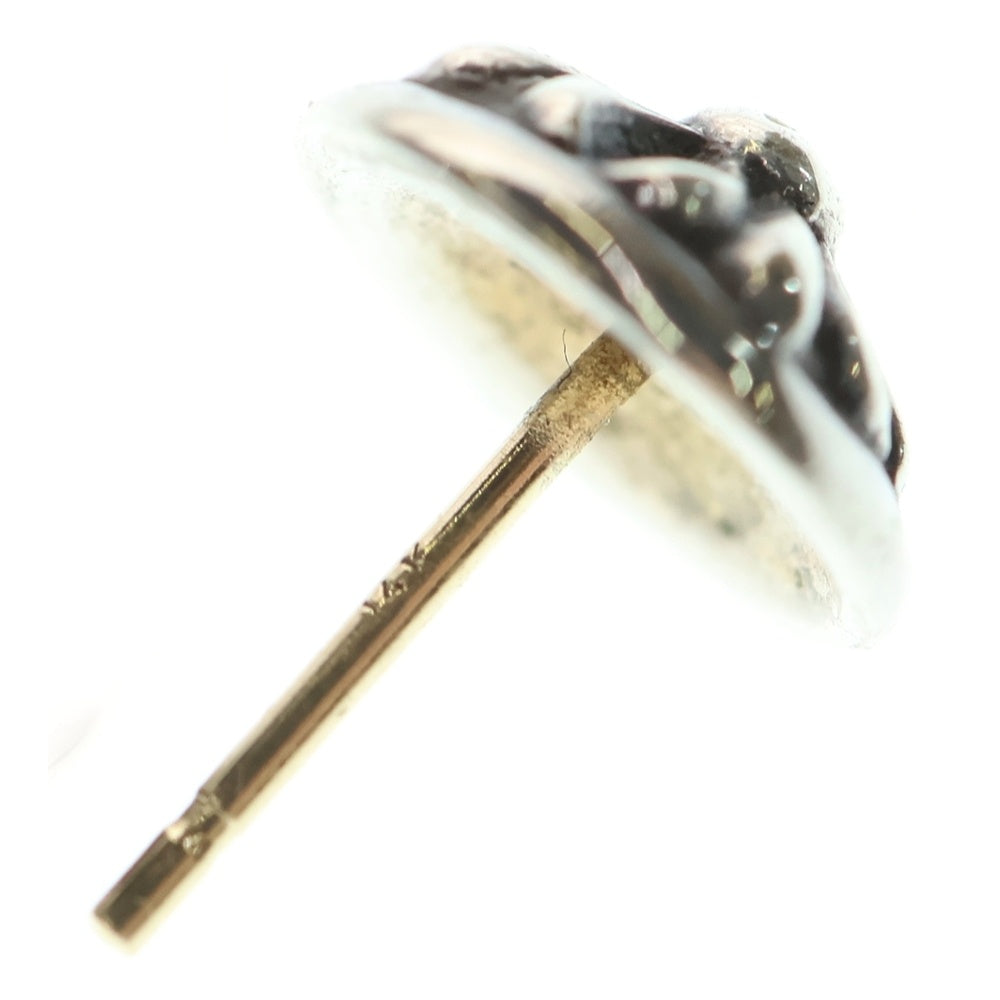 CHROME HEARTS(クロムハーツ) STUD CRSBLL クロスボールスタッドピアス シルバー BCA110