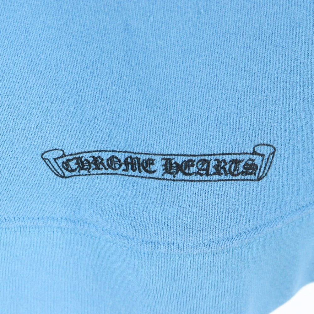 CHROME HEARTS(クロムハーツ) ×MATTY BOY BRAIN NEW PULLOVER HOODIE マッティボーイ ブレインニュー プリントフーディー プルオーバーパーカー ブルー
