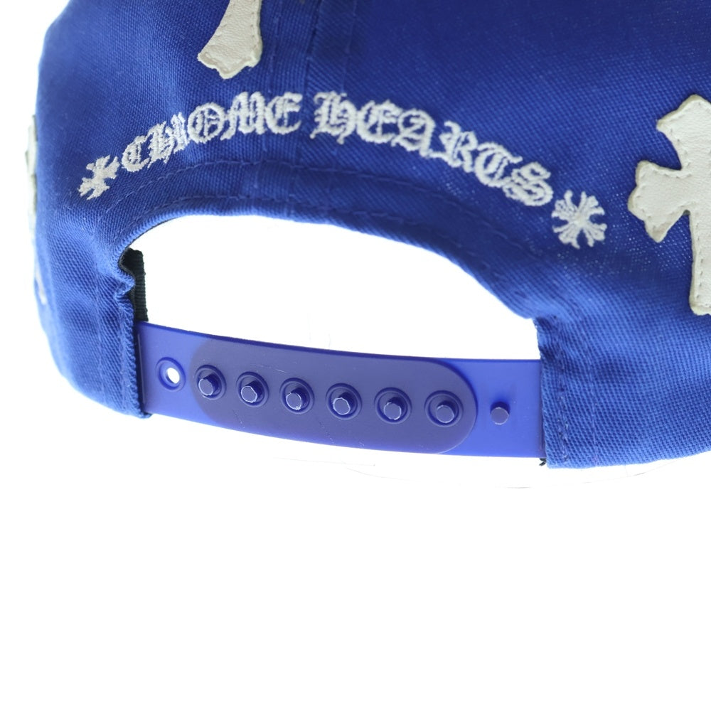 CHROME HEARTS(クロムハーツ) CH HAT クロスパッチベースボールキャップ ブルー