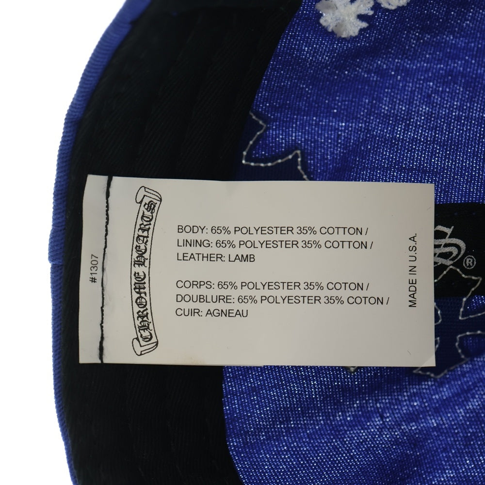 CHROME HEARTS(クロムハーツ) CH HAT クロスパッチベースボールキャップ ブルー