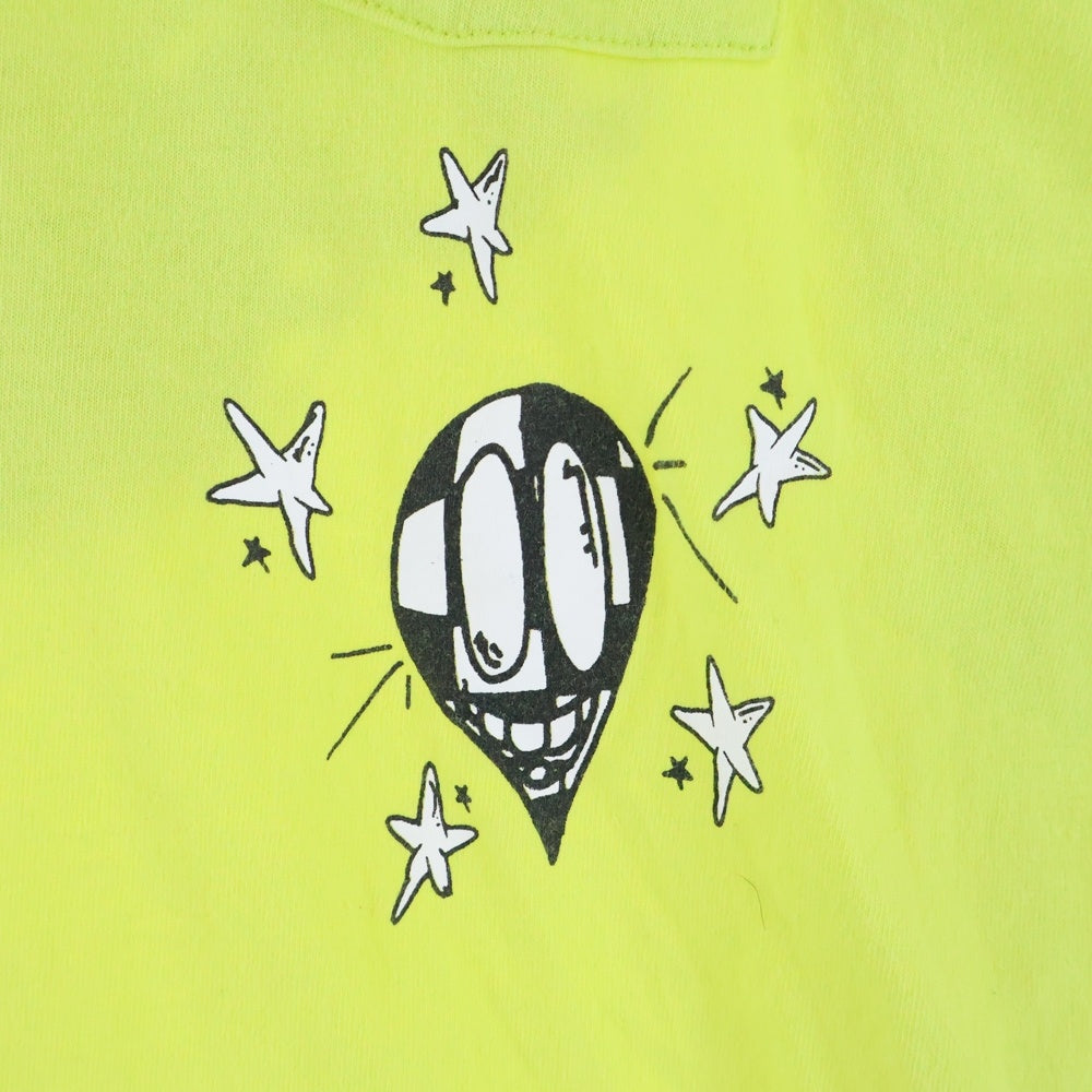 CHROME HEARTS(クロムハーツ) 22AW MATTY BOY PPO HRDWR GRN LS Tee マッティボーイ プリント クルーネック 長袖Tシャツ イエロー