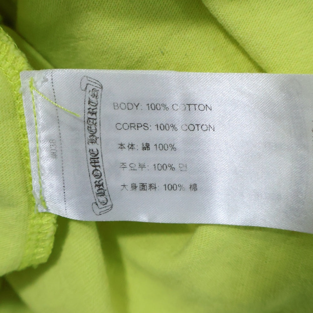 CHROME HEARTS(クロムハーツ) 22AW MATTY BOY PPO HRDWR GRN LS Tee マッティボーイ プリント クルーネック 長袖Tシャツ イエロー