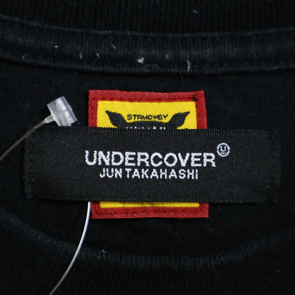 HUMAN MADE(ヒューマンメイド) ×UNDERCOVER LAST ORGY2 フロントプリント クルーネックTシャツ 半袖カットソー ブラック