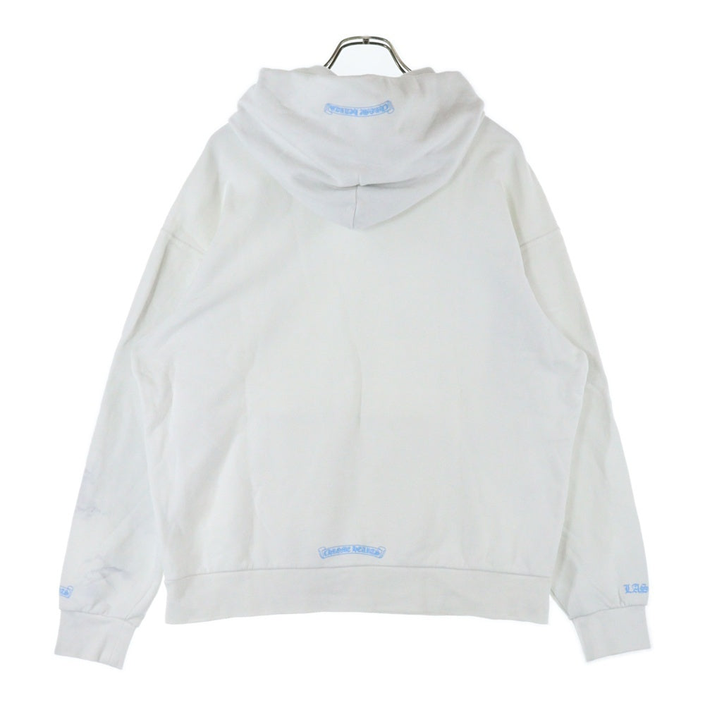 CHROME HEARTS(クロムハーツ) Las Vegas Limited Fontainebleau Dice Print Pullover Hoodie ダイスプリント プルオーバーパーカー ホワイト